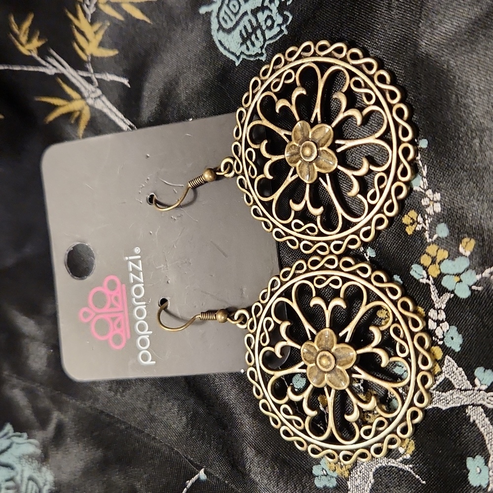 Paparazzi Brass Earrings